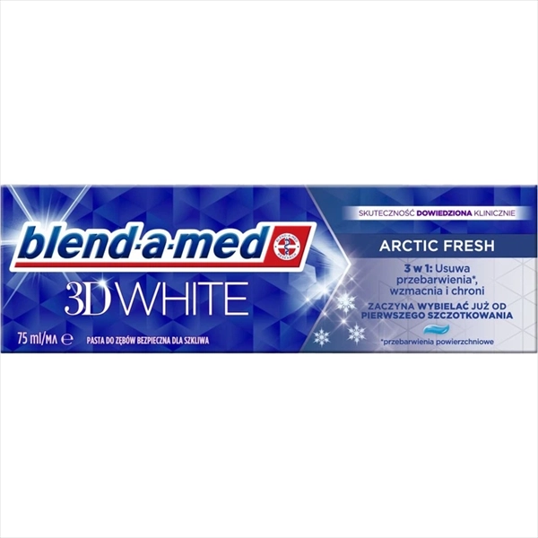 BLEND-A-MED ZP 3D WHITE ARCTIC FRESH 75ML