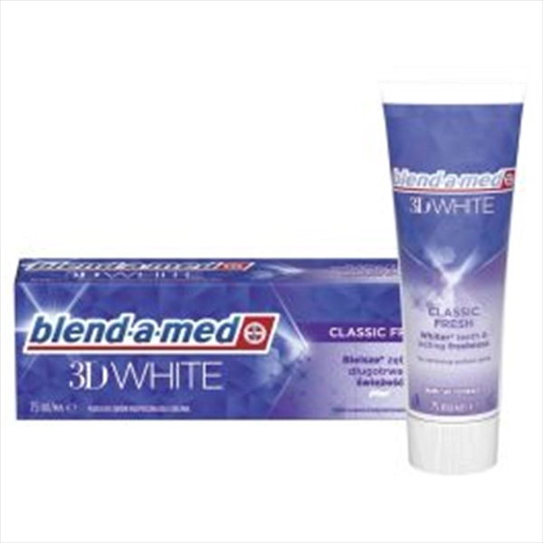 BLEND-A-MED ZP 3D WHITE CLASSIC FRESH 75ML