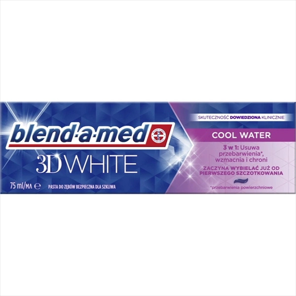 BLEND-A-MED ZP 3D WHITE COOL WATER 75ML