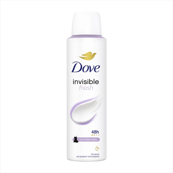 DOVE DEO INVISIBLE FRESH 150ML