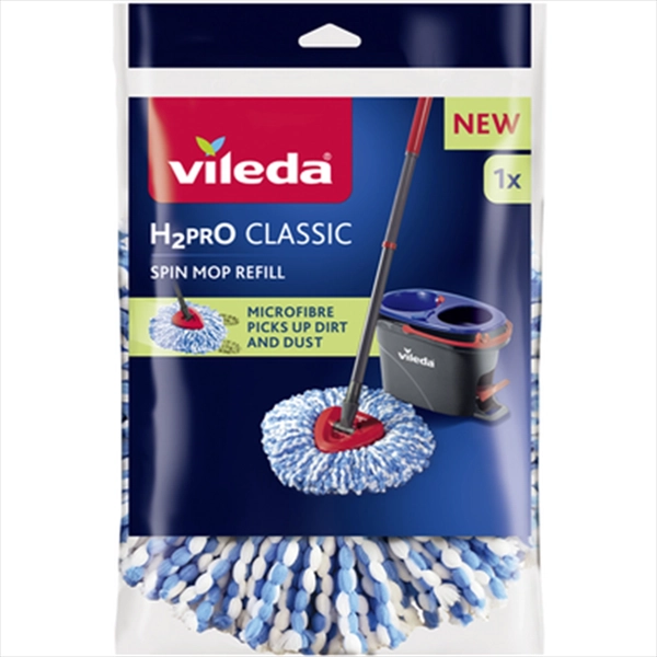 VILEDA H2PRO SPIN MOP REFILL 1/1